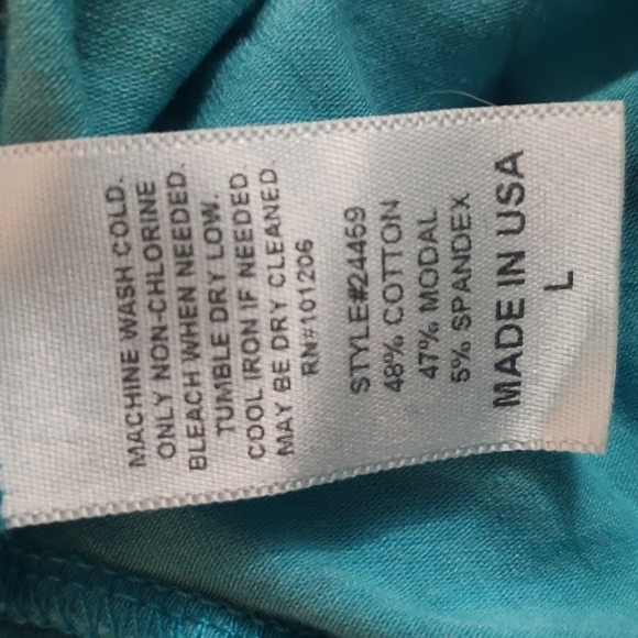 Soft surroundings tunic blouse. - Picture 7 of 7